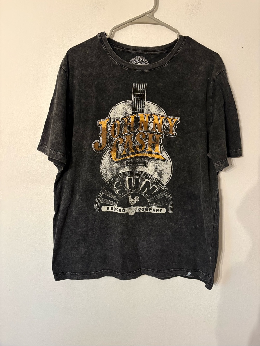 Johnny Cash Graphic Short Sleeve Tee - Black